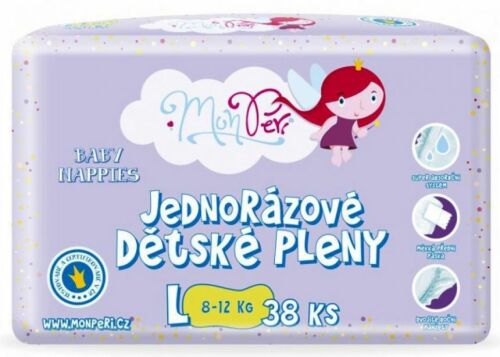 MONPERI Jednorázové pleny Klasik L 8-12 kg