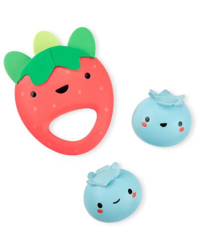 SKIP HOP Chrastítko Farmstand Berry Cute Band set 3 ks, 3m +