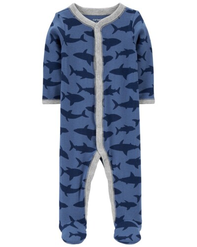 CARTER'S Overal na druky Sleep&Play Blue Shark chlapec NB/vel. 56