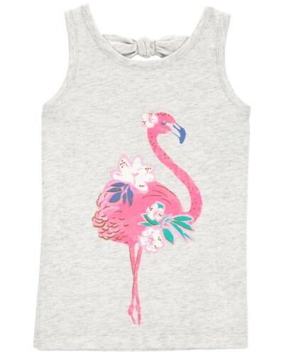 CARTER'S Triko na ramínka Pink Flamingo holka 18m