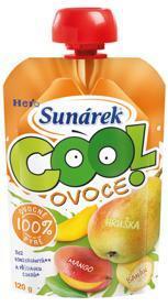 SUNAR Kapsička Cool ovoce hruška, mango, banán 120 g