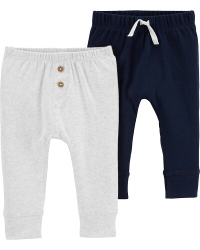 CARTER'S Tepláky Grey&Navy holka LBB 2ks 18m