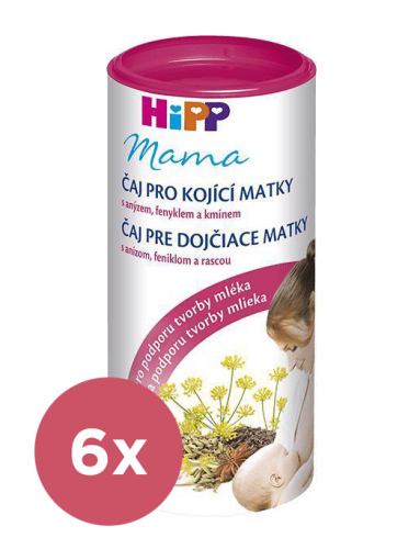 6x HiPP MAMA instantní čaj pro kojící maminky 200g