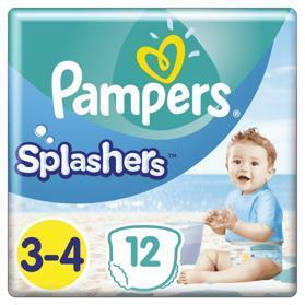 PAMPERS Kalhotky plenkové do vody Splashers vel.3 (12 ks) 6-11 kg