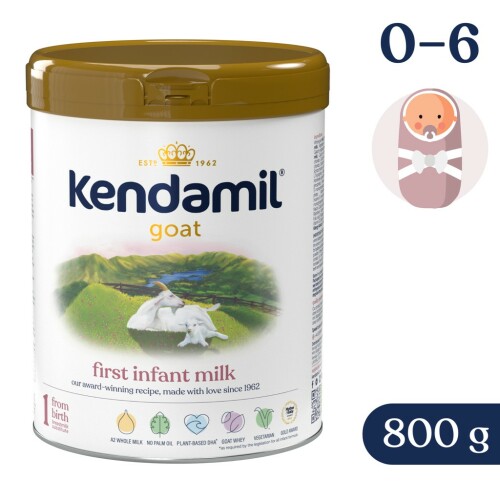 KENDAMIL Kozí kojenecké mléko 1 (800 g) DHA+