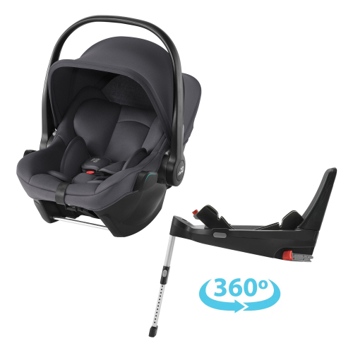 Autosedačka set Baby-Safe Core + Flex Base 5Z, Midnight Grey