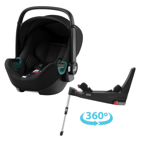 Autosedačka Baby-Safe 3 i-Size Flex Base 5Z Bundle, Space Black