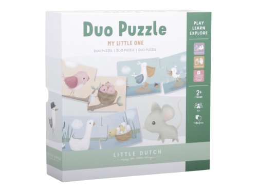 Duo puzzle Květiny a motýli