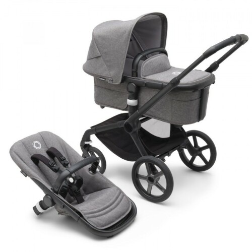 Kočárek BUGABOO FOX5 - Grey mélange/ grey mélange/ black