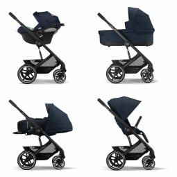 CYBEX Balios S Lux 2023 Ocean Blue Silver Frame