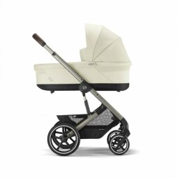 Kočárek CYBEX Balios S Lux + Cot S Lux Seashell Beige Taupe Frame