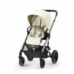 Kočárek CYBEX Balios S Lux + Cot S Lux Seashell Beige Taupe Frame