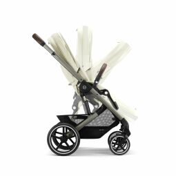 Kočárek CYBEX Balios S Lux + Cot S Lux Seashell Beige Taupe Frame