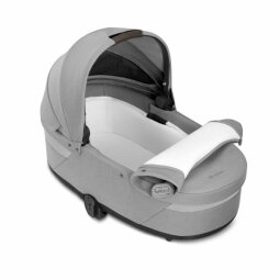 Kočárek CYBEX Balios S Lux + Cot S Lux Lava Grey Silver Frame