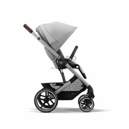 Kočárek CYBEX Balios S Lux + Cot S Lux Lava Grey Silver Frame