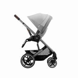 Kočárek CYBEX Balios S Lux + Cot S Lux Lava Grey Silver Frame