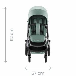 Set kočárek Smile 5Z + hluboká korba + autosedačka Baby-Safe PRO + Vário Base 5Z, Space Black