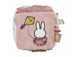 Kostka textilní králíček Miffy Fluffy Pink