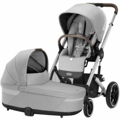 Kočárek CYBEX Balios S Lux + Cot S Lux Lava Grey Silver Frame